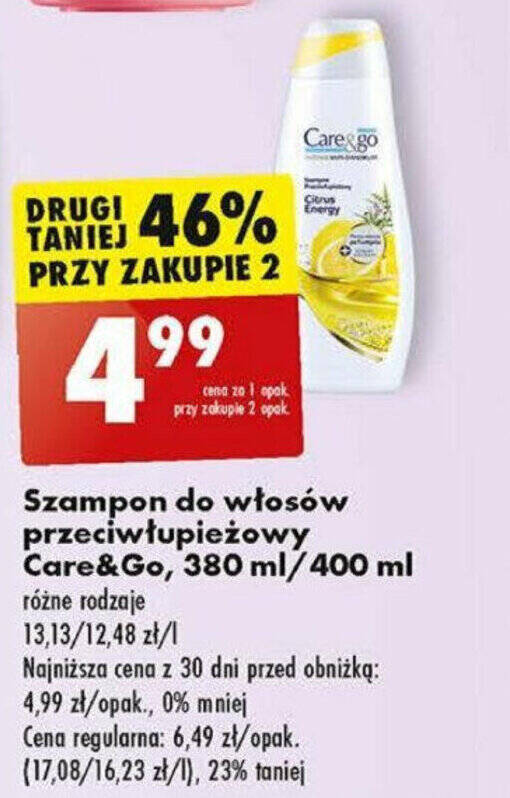 szampon care&go z odżywką