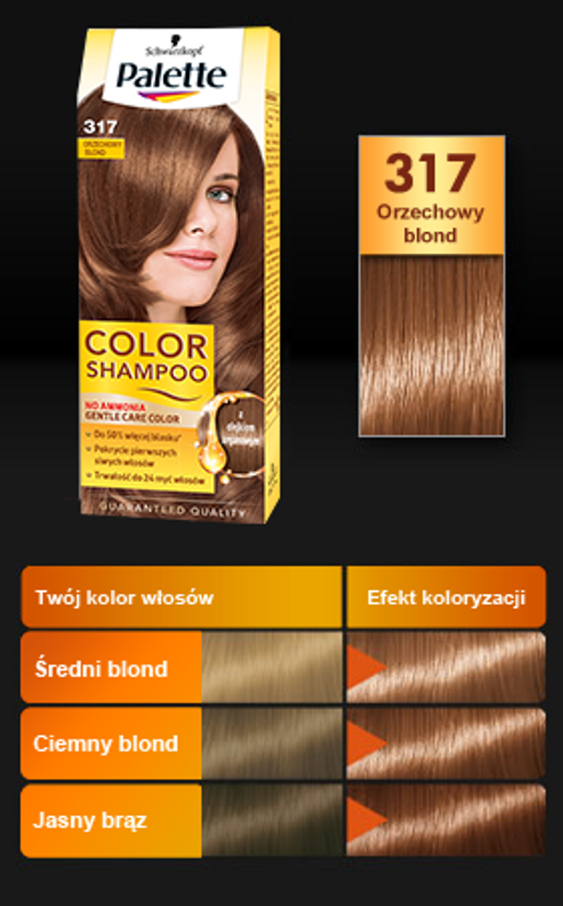 szampon koloryzujący palette orzechowy blond opinie