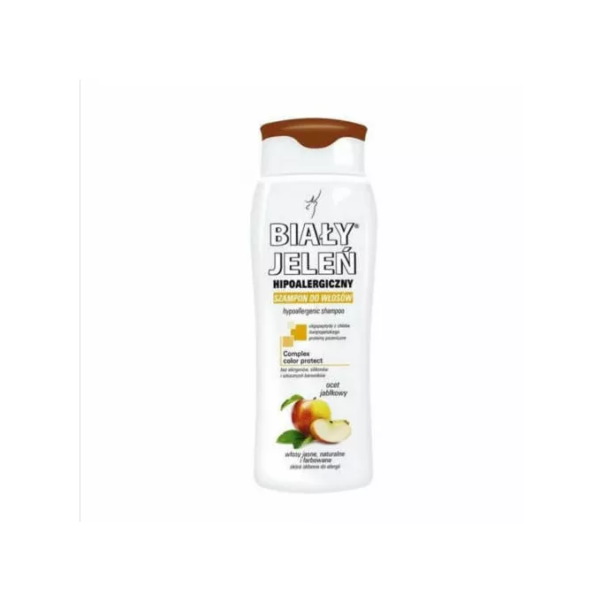 biały jeleń hipoalergiczny szampon do włosów jasnych blond 300ml skład