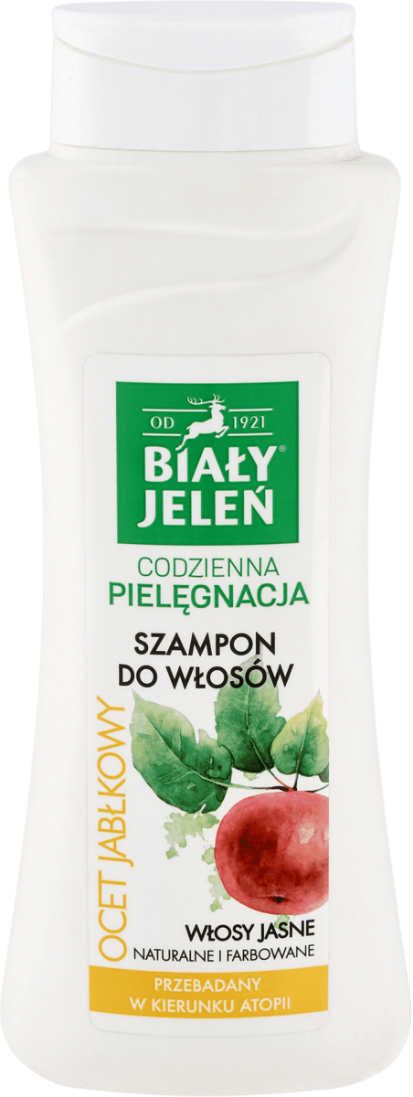 biały jeleń szampon do wlosow z octem jabłkowym