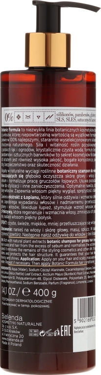 bielenda botanic formula szampon skład