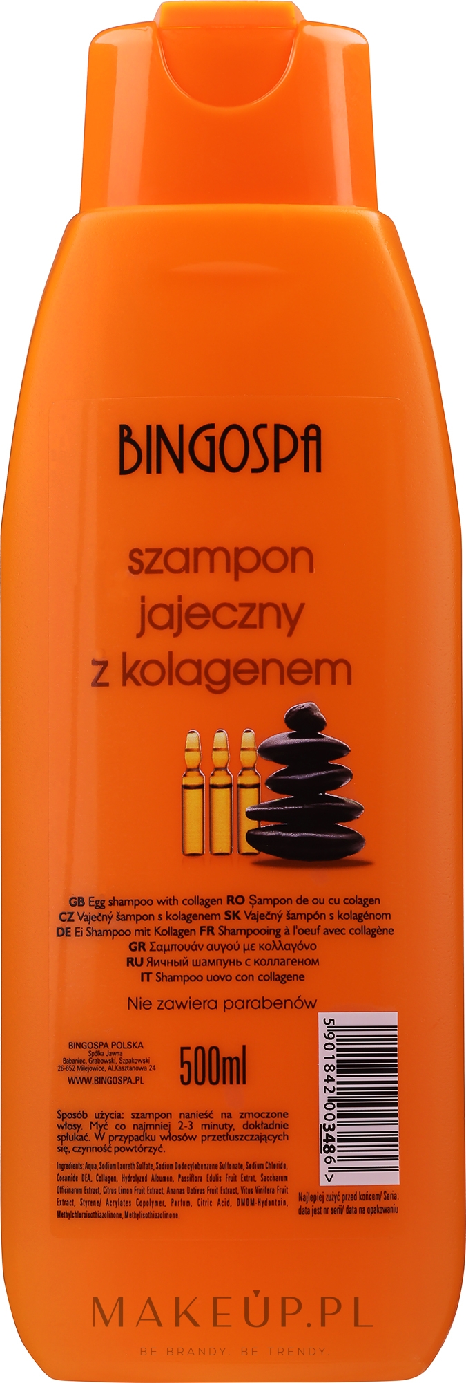 bingospa szampon jajeczny z kolagenem