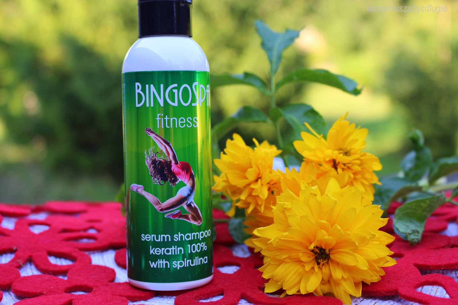 bingospafitness szampon-serum 100 keratyna ze spiruliną fitness bingospa skład