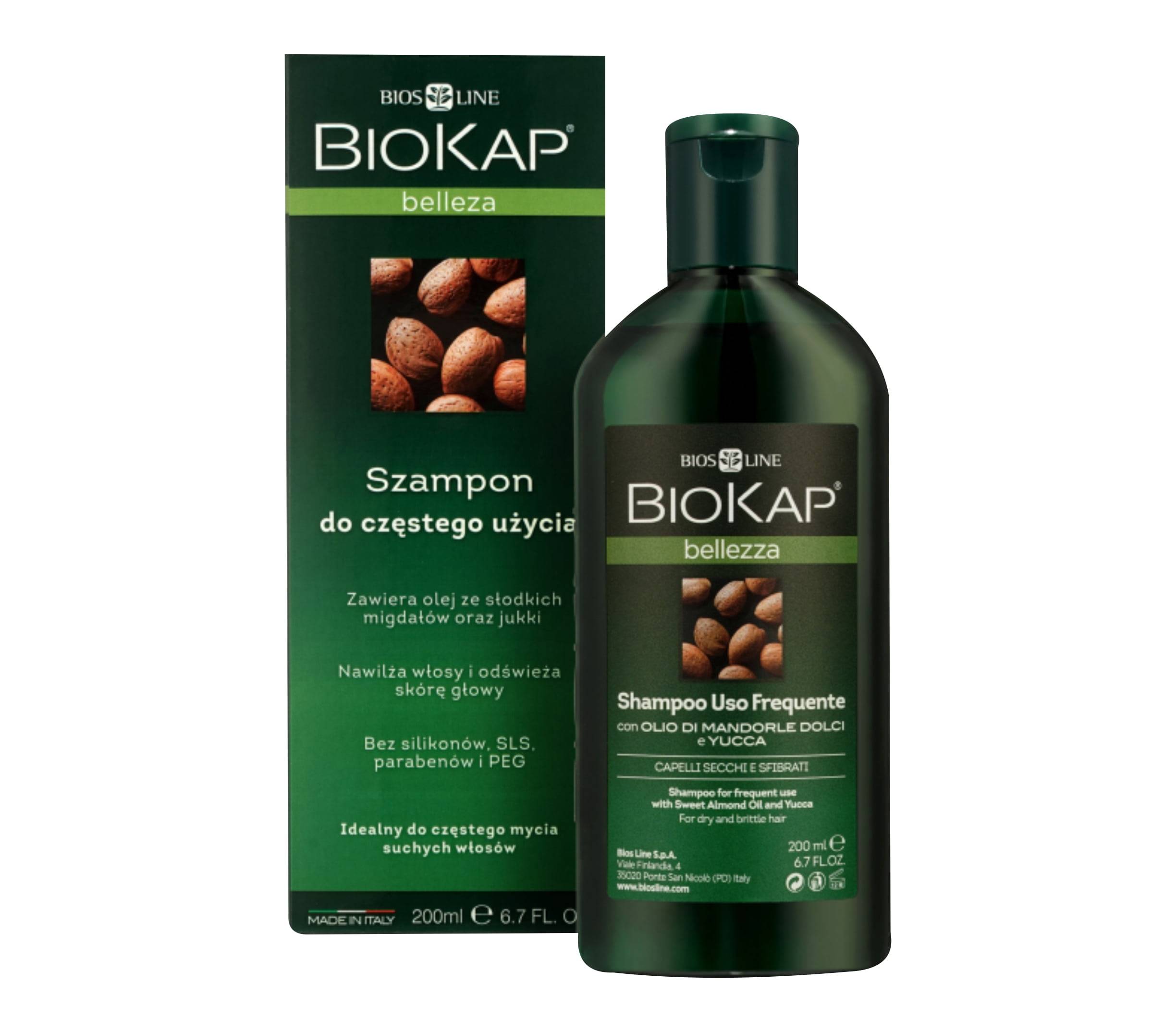 biokap belleza szampon do częstego użycia 200 ml