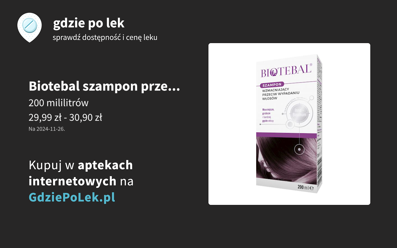 biotebal szampon apteka gemini