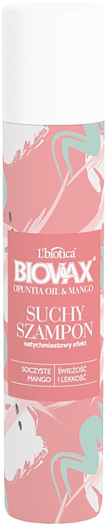 biovax professional therapy refresh dry shampoo suchy szampon 200ml