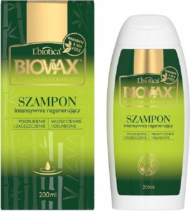 biovax szampon do włosów łamliwych