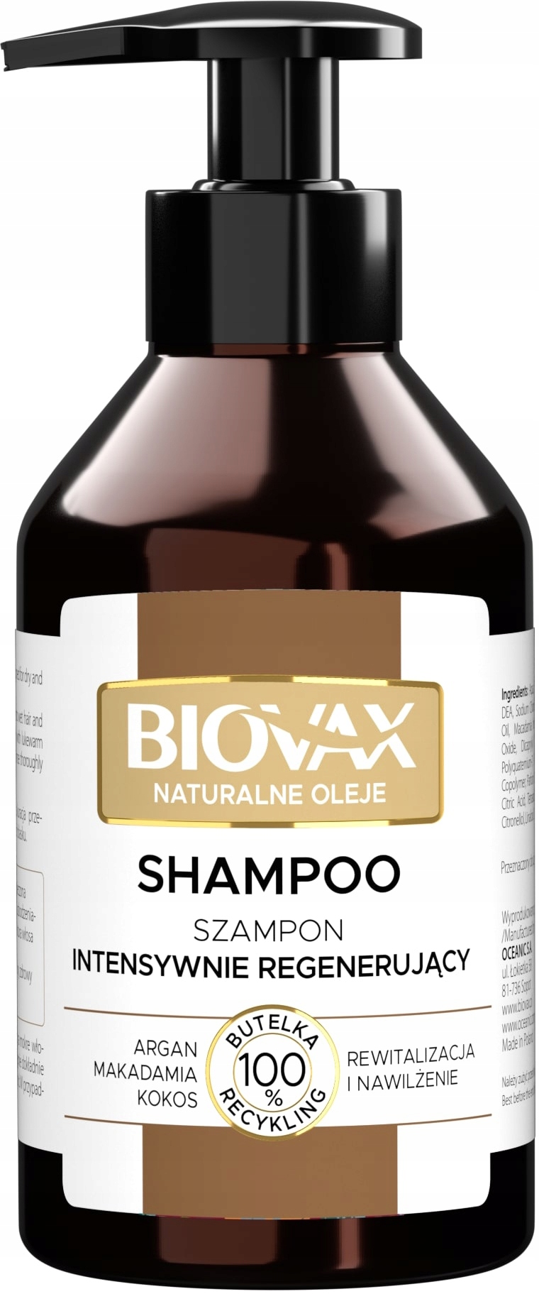 biovax szampon intensywnie regenerujący argan makadamia kokos gdzie kupie