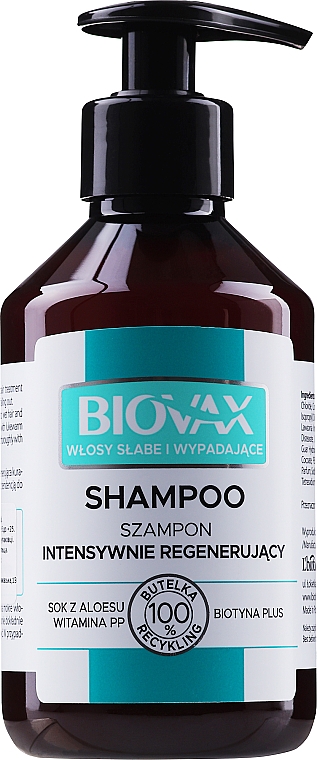 biovax szampon włosy słabe