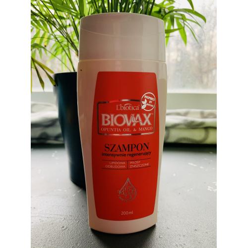 biowax szampon do wlosów zniszczonych z mango wizaz