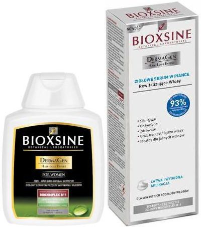 bioxsine dermagen women szampon ziołowy przeciw wypadaniu włosów włosy