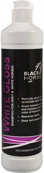 black horse szampon dla siwych koni