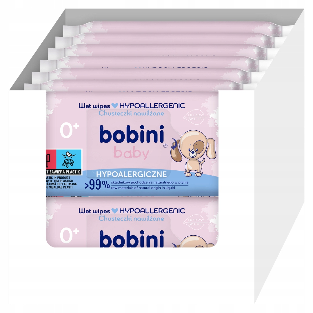 bobini baby hypoalergiczne chusteczki nawilżane dla niemowląt 60szt gdzie kupie