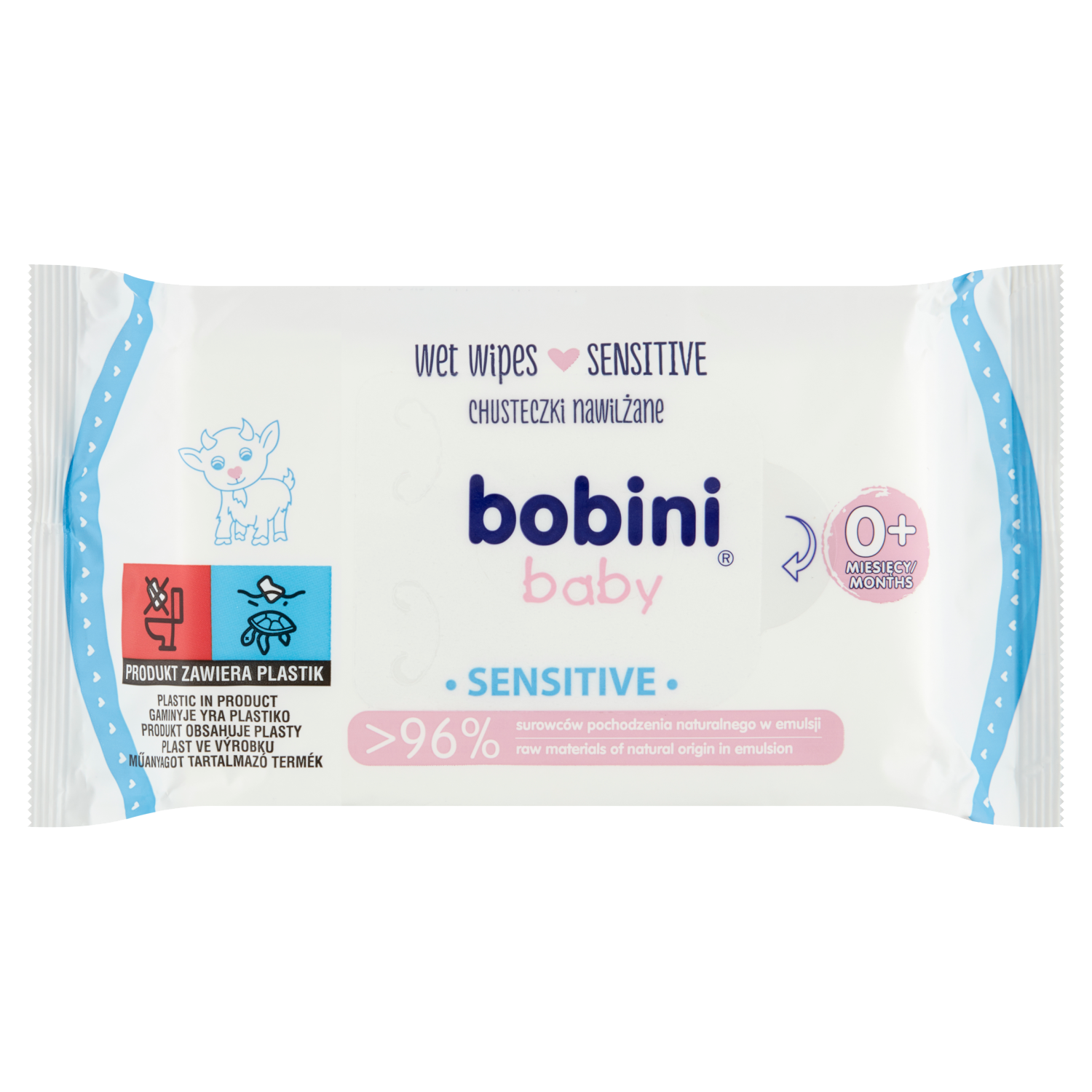 bobini baby sensitive chusteczki nawilżane dla niemowląt i dzieci