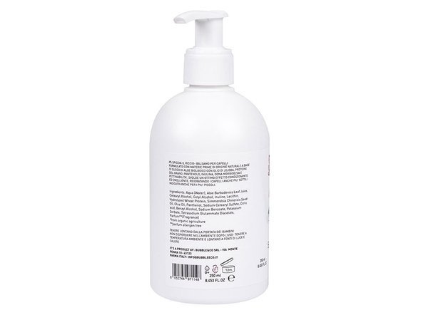 bubble&co organiczna odżywka do włosów dla dzieci 250 ml 0m+