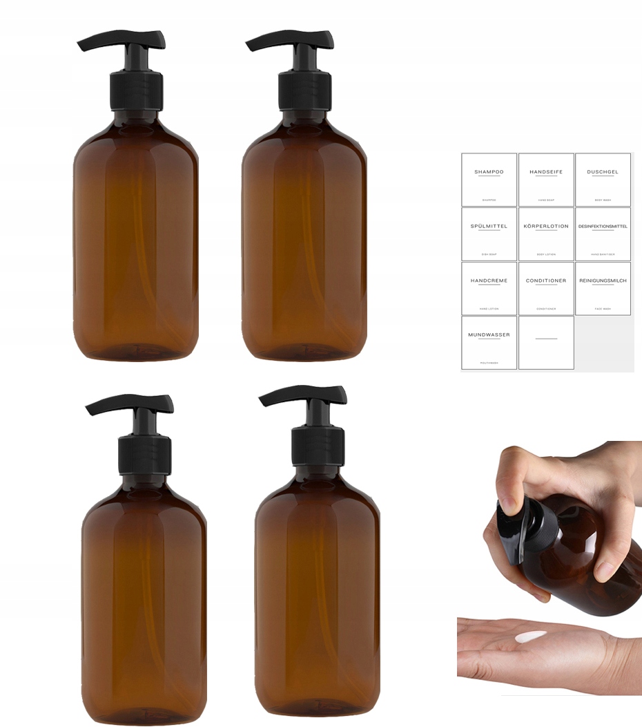 butelka na szampon pusta 250 ml allegro