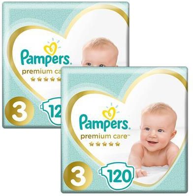 pieluchy pampers premium care 3 midi