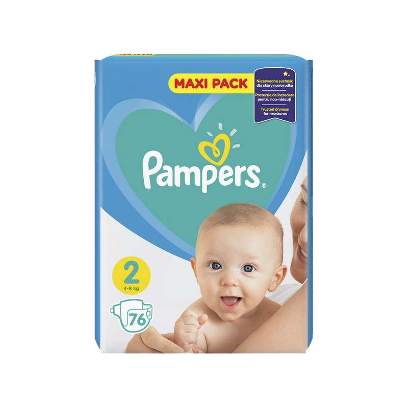 pampers 2 76 szt