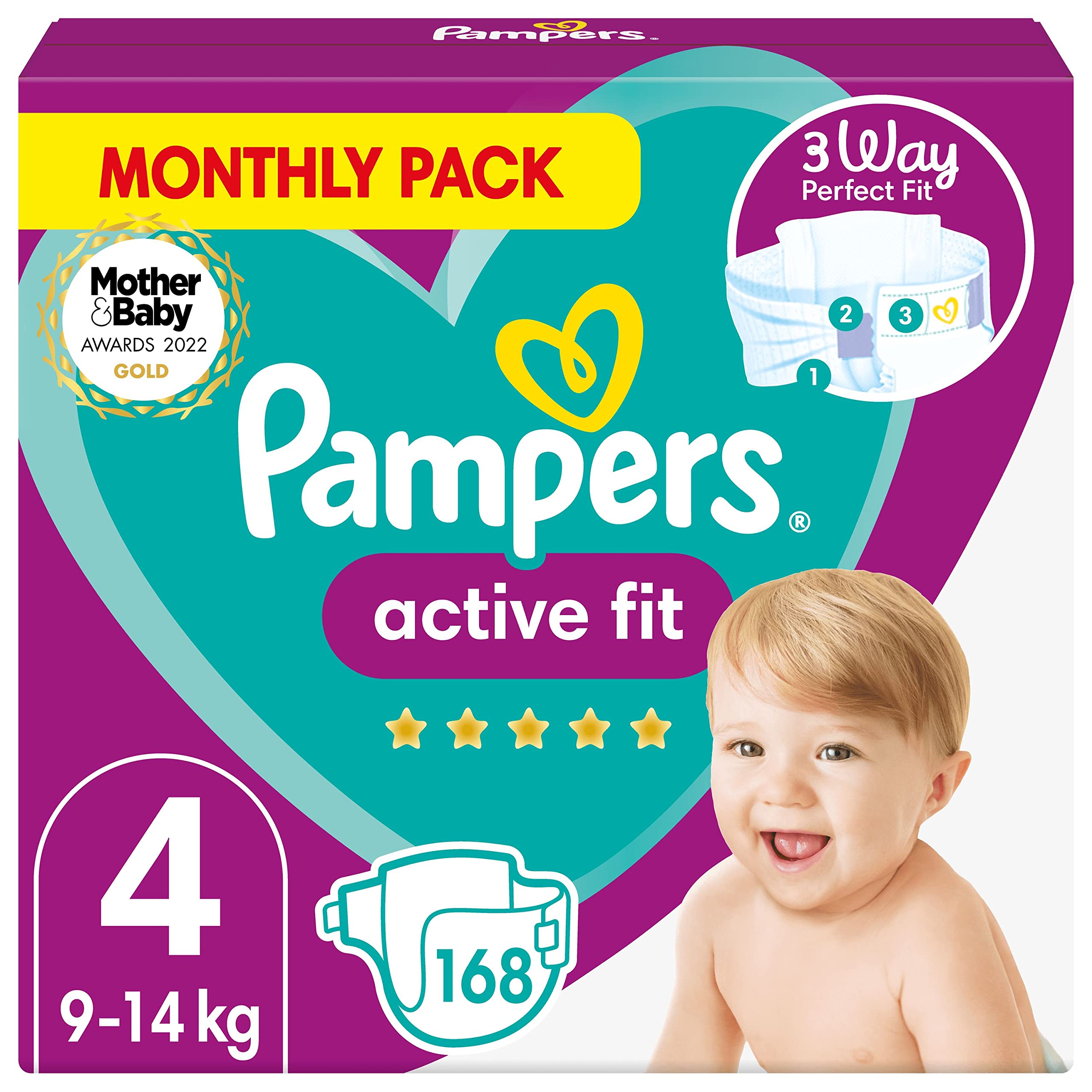 pampers active dry 4