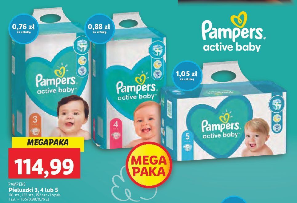 pampers 4 cena lidl