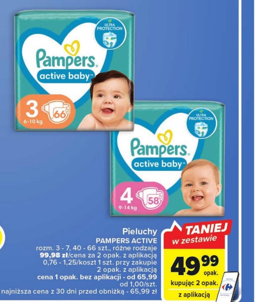 promocja na pampers 4 carrefour 2017