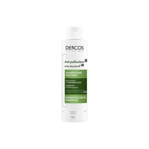 vichy dercos szampon przeciwłupieżowy wzmacniający włosy tłuste 200 ml