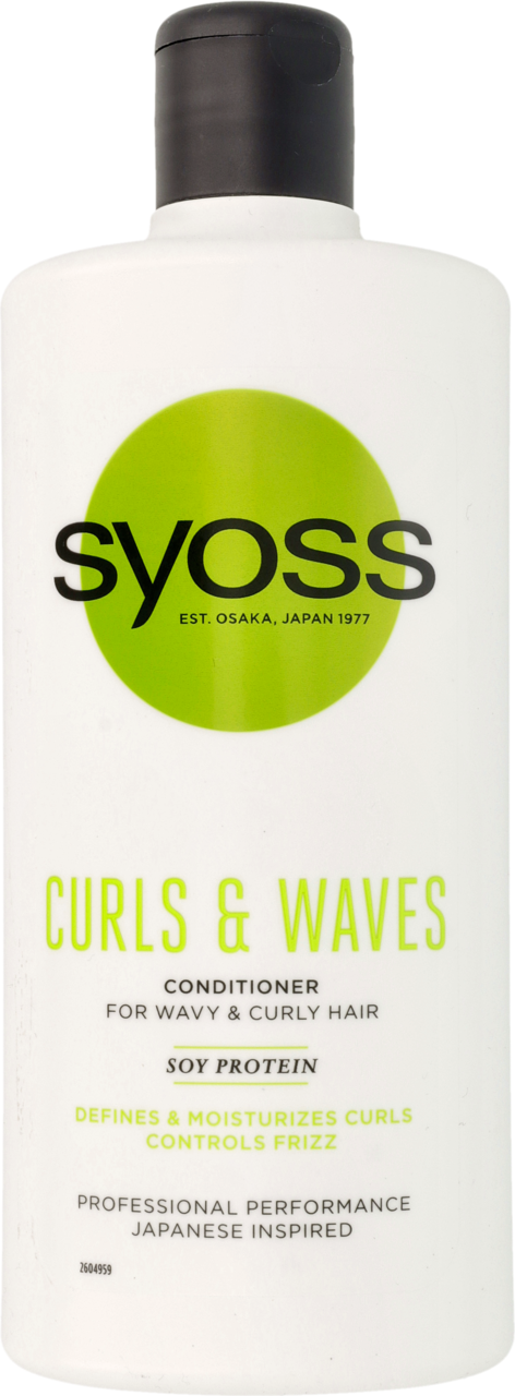 syoss curls & waves odżywka do włosów kręconych wygładzająca