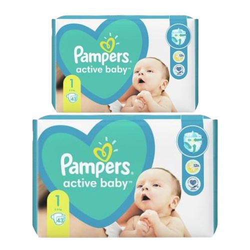 pampers new baby-dry pieluchy nr 1