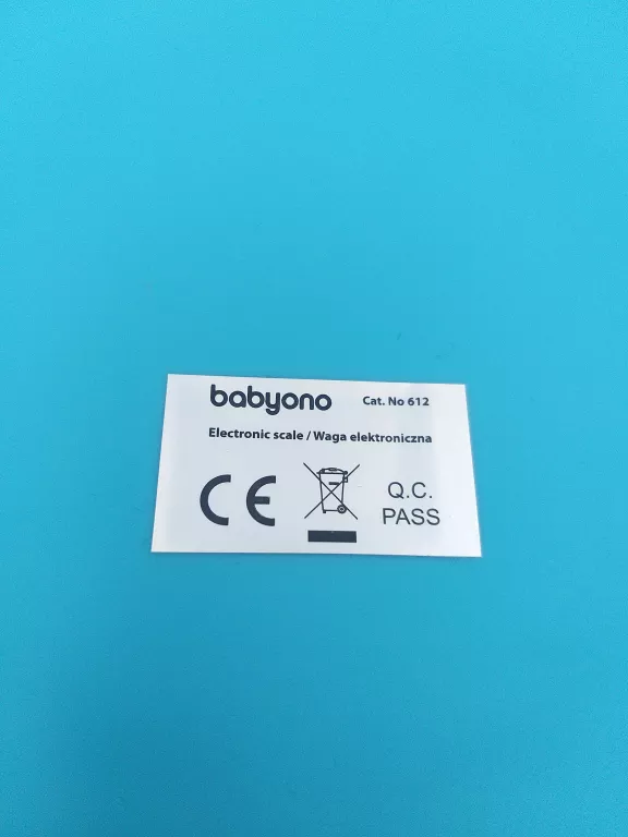 BabyOno 612/01 Elektroniczna waga dziecięca