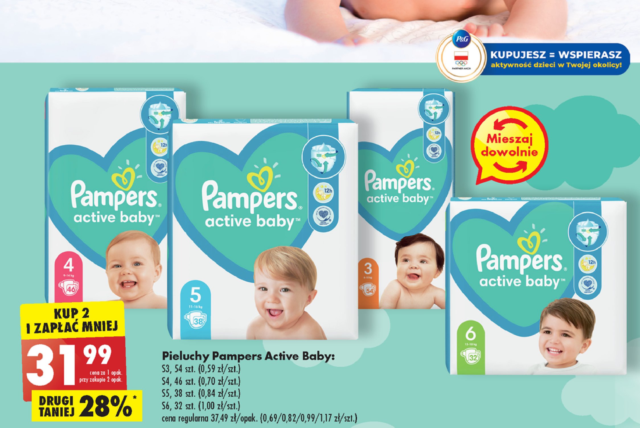 pampers na promocji