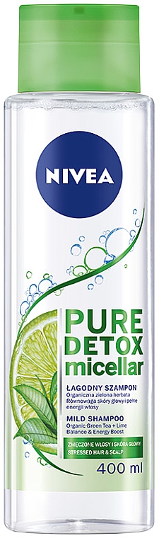 wizaż nivea szampon micelarny pure detox