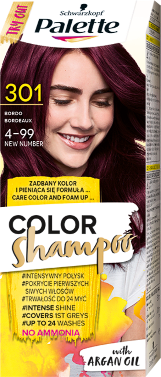 szampon koloryzujący palette color and gloss 9.5