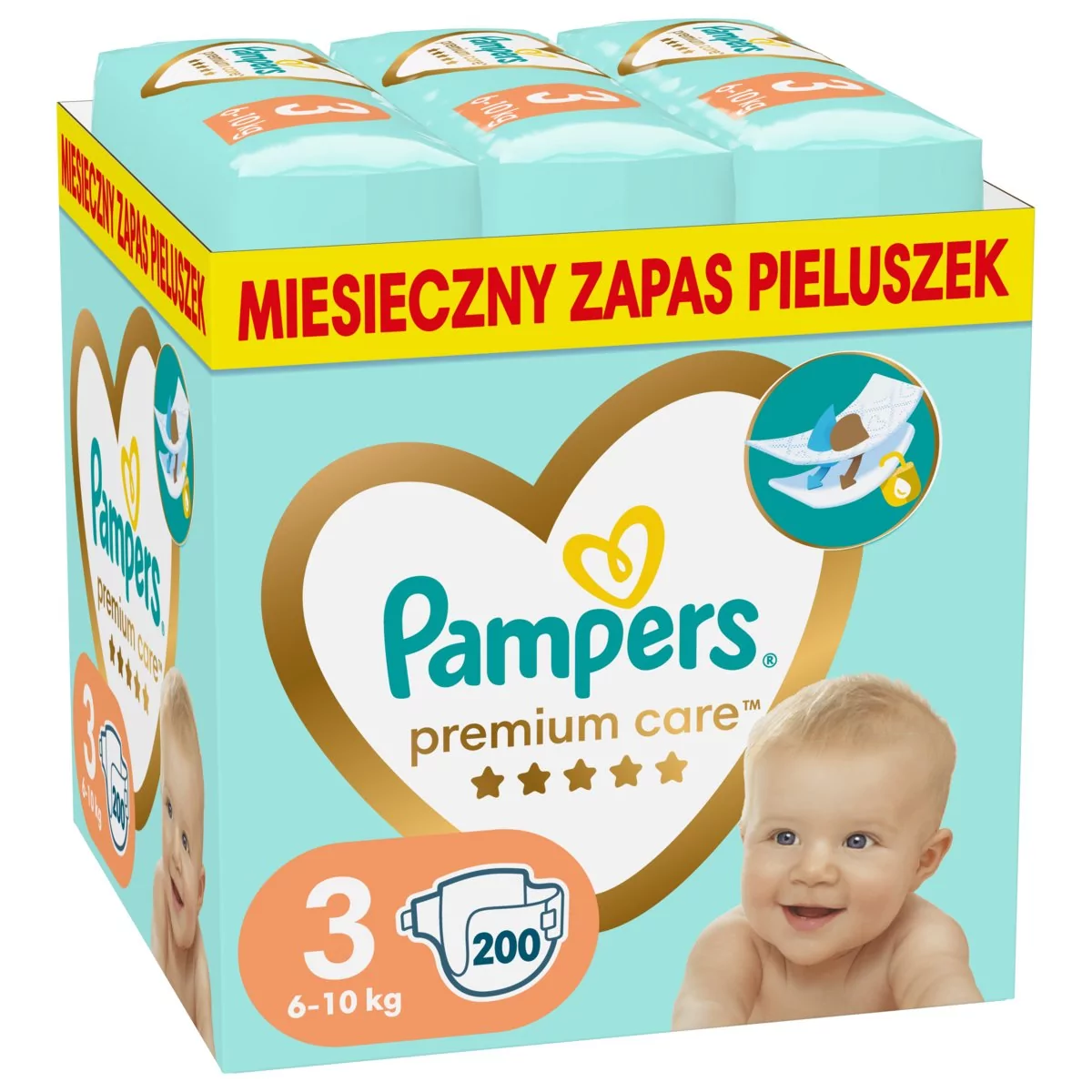 pieluchy pampers od o do 6 miesięcy ceny