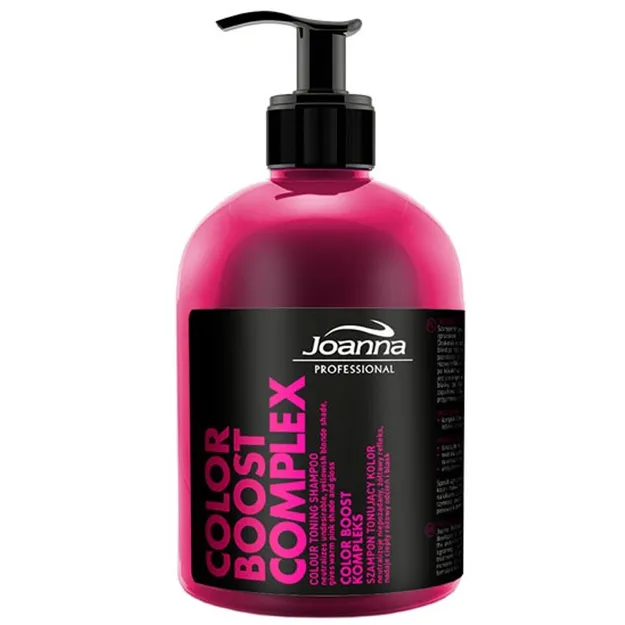 joanna color boost complex szampon tonujacy różowy hebe