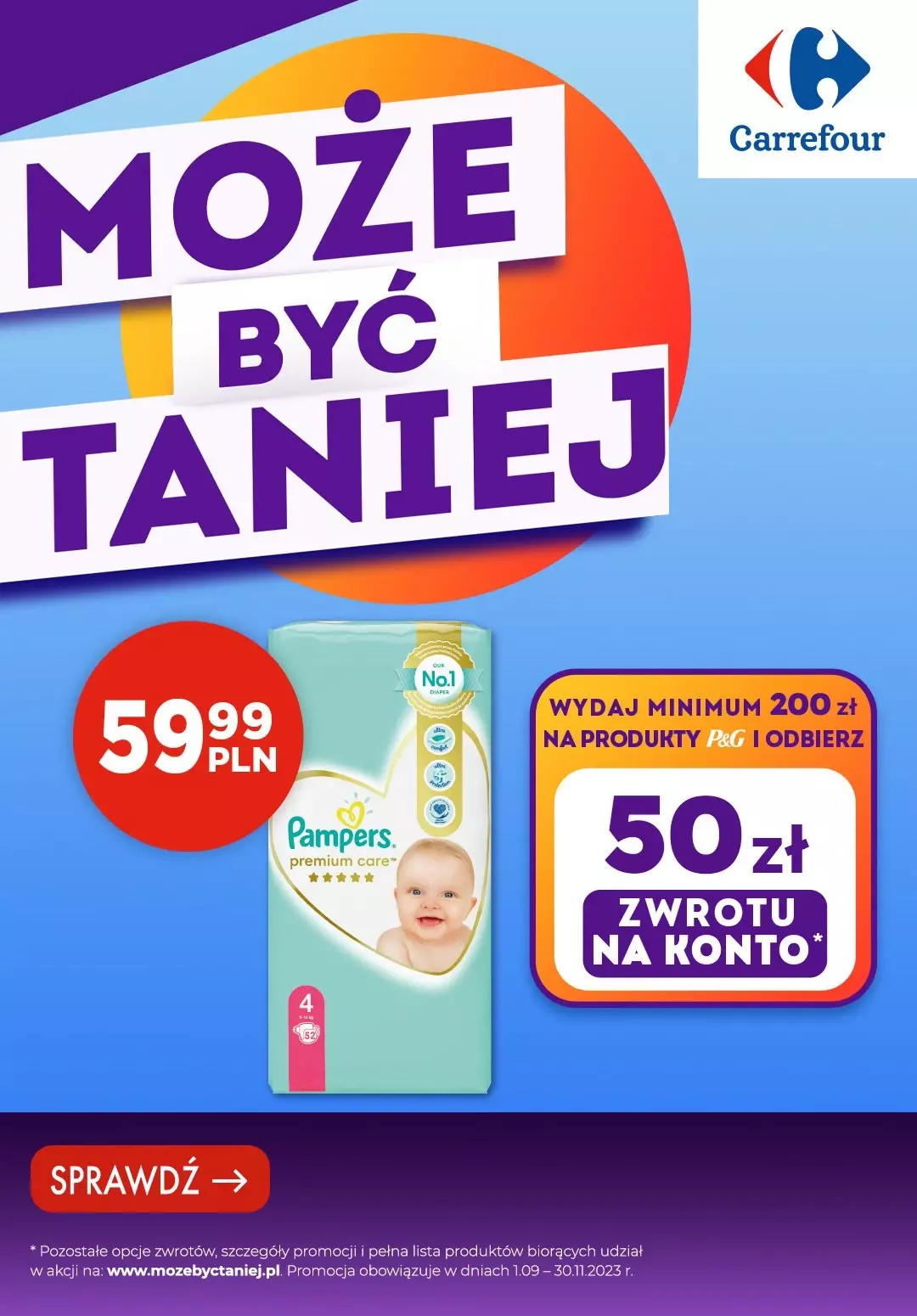 carrefour promocje pampers