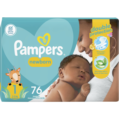 pampers new beby dry 76