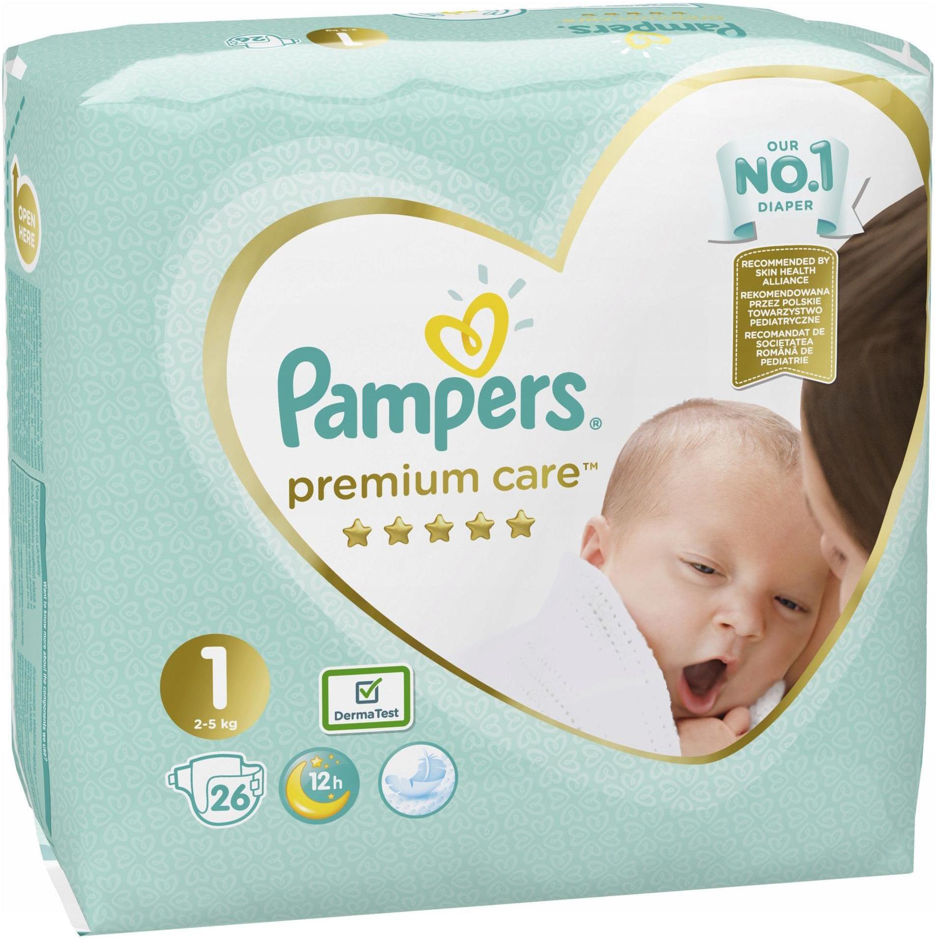 pieluchy pampers premium care 1 allegro