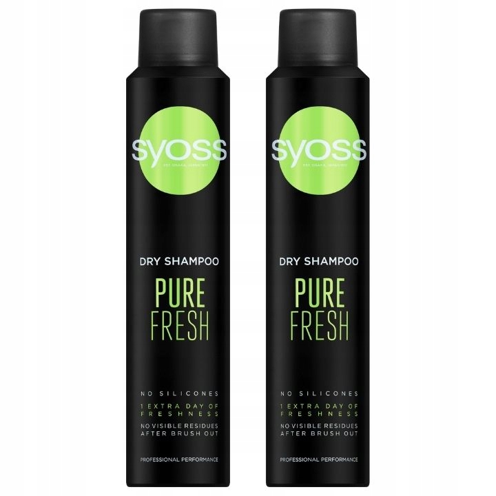 suchy szampon syoss pure fresh