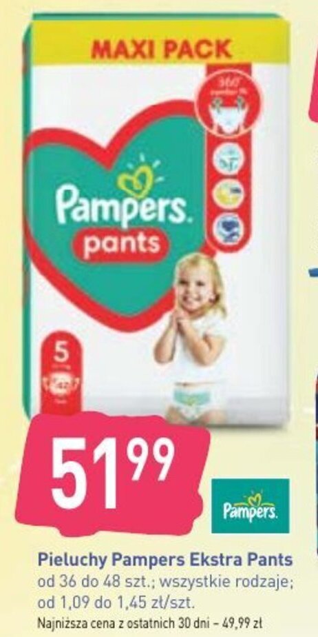 cena pieluszek pampers stokrotka