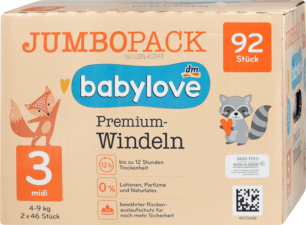 pampers dm babylove3 cena