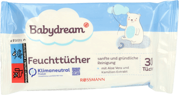 babydream chusteczki nawilżane 30 szt