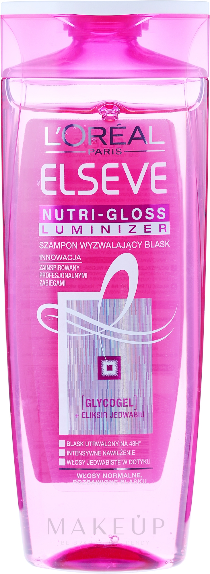 szampon loreal elseve nutri gloss luminizer 400 ml