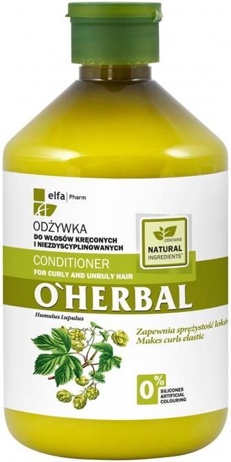 odżywka do włosów kręconych i niezdyscyplinowanych o herbal