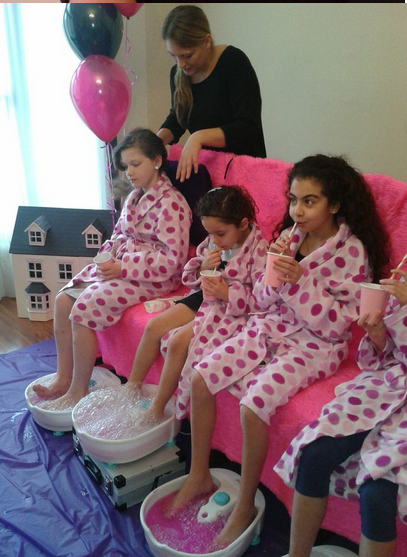 childrens pamper parties near me