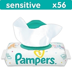 chusteczki dla dzieci pampers sensitive 56