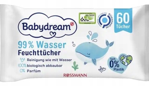 chusteczki nawilżane babydream rossmann