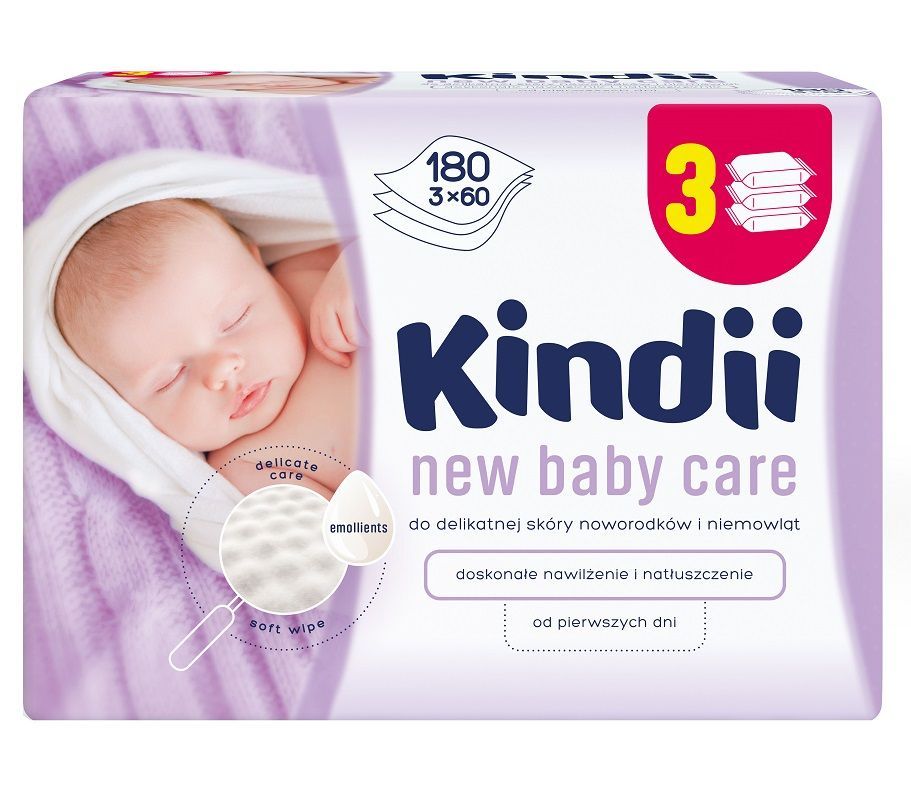 chusteczki nawilżane cleanic kindii new baby care