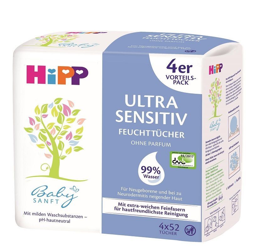 chusteczki nawilżane hipp ultra sensitive rossmann