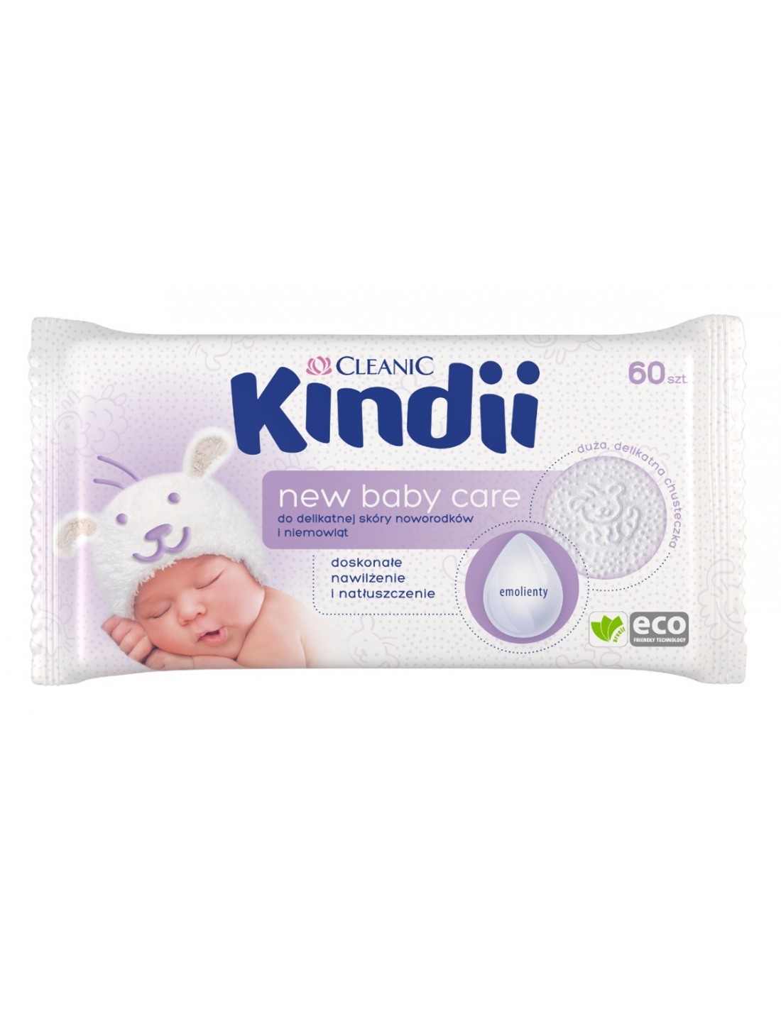 chusteczki nawilżane kindii new baby care