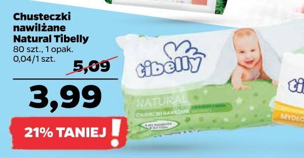 chusteczki nawilżane natural tibelly